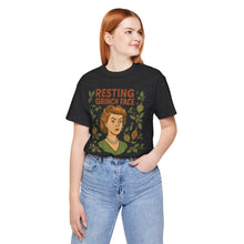 Load image into Gallery viewer, Resting Grinch Face Woman - Unisex Jersey Tee