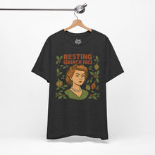 Load image into Gallery viewer, Resting Grinch Face Woman - Unisex Jersey Tee