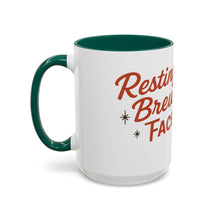 Load image into Gallery viewer, Festive Holiday Mug - "Resting Brew Face" Lady in Curlers