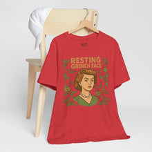 Load image into Gallery viewer, Resting Grinch Face Woman - Unisex Jersey Tee