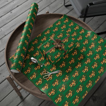 Load image into Gallery viewer, Stylish Vintage Holiday Male Pinup - "Unwrap Me First Design" - Dark Green Background
