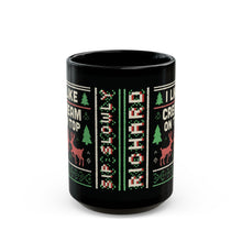 Load image into Gallery viewer, Personalized Name Festive Holiday Mug - "I Like Cream on Top"