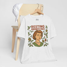 Load image into Gallery viewer, Resting Grinch Face Woman - Unisex Jersey Tee