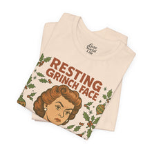 Load image into Gallery viewer, Resting Grinch Face Woman - Unisex Jersey Tee