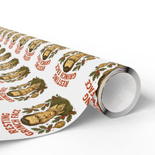 Load image into Gallery viewer, Christmas Wrapping Paper - Resting Grinch Face - Male Graphic with White Background