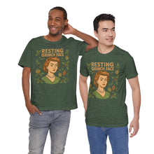 Load image into Gallery viewer, Resting Grinch Face Woman - Unisex Jersey Tee