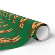 Load image into Gallery viewer, Stylish Vintage Holiday Male Pinup - "Unwrap Me First Design" - Dark Green Background