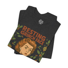 Load image into Gallery viewer, Resting Grinch Face Woman - Unisex Jersey Tee