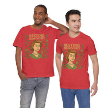 Load image into Gallery viewer, Resting Grinch Face Woman - Unisex Jersey Tee