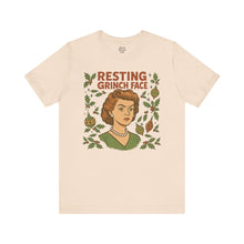 Load image into Gallery viewer, Resting Grinch Face Woman - Unisex Jersey Tee