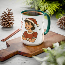 Load image into Gallery viewer, Festive Holiday Mug - "Most Likely to Sit on Santa's Lap"