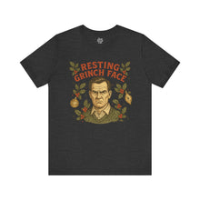 Load image into Gallery viewer, Resting Grinch Face - Holiday Guy - Unisex Jersey Tee