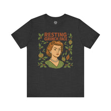 Load image into Gallery viewer, Resting Grinch Face Woman - Unisex Jersey Tee