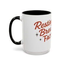Load image into Gallery viewer, Festive Holiday Mug - "Resting Brew Face" Lady in Curlers