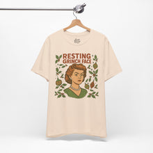 Load image into Gallery viewer, Resting Grinch Face Woman - Unisex Jersey Tee