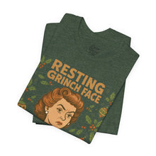 Load image into Gallery viewer, Resting Grinch Face Woman - Unisex Jersey Tee

