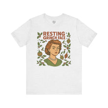 Load image into Gallery viewer, Resting Grinch Face Woman - Unisex Jersey Tee
