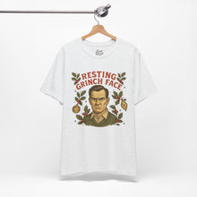 Load image into Gallery viewer, Resting Grinch Face - Holiday Guy - Unisex Jersey Tee

