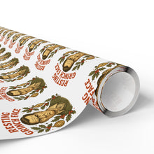 Load image into Gallery viewer, Christmas Wrapping Paper - Resting Grinch Face - Male Graphic with White Background
