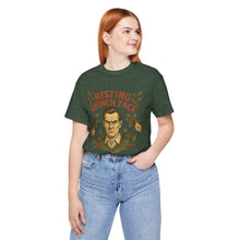 Load image into Gallery viewer, Resting Grinch Face - Holiday Guy - Unisex Jersey Tee
