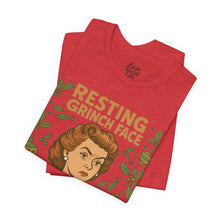 Load image into Gallery viewer, Resting Grinch Face Woman - Unisex Jersey Tee
