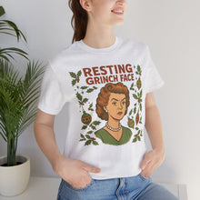 Load image into Gallery viewer, Resting Grinch Face Woman - Unisex Jersey Tee
