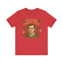 Load image into Gallery viewer, Resting Grinch Face - Holiday Guy - Unisex Jersey Tee
