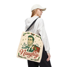 Load image into Gallery viewer, 2 Printed Sided Holiday Tote Bag - &quot;I&#39;ve Been Naughty&quot; and &quot;Keep Calm and Shop On&quot;
