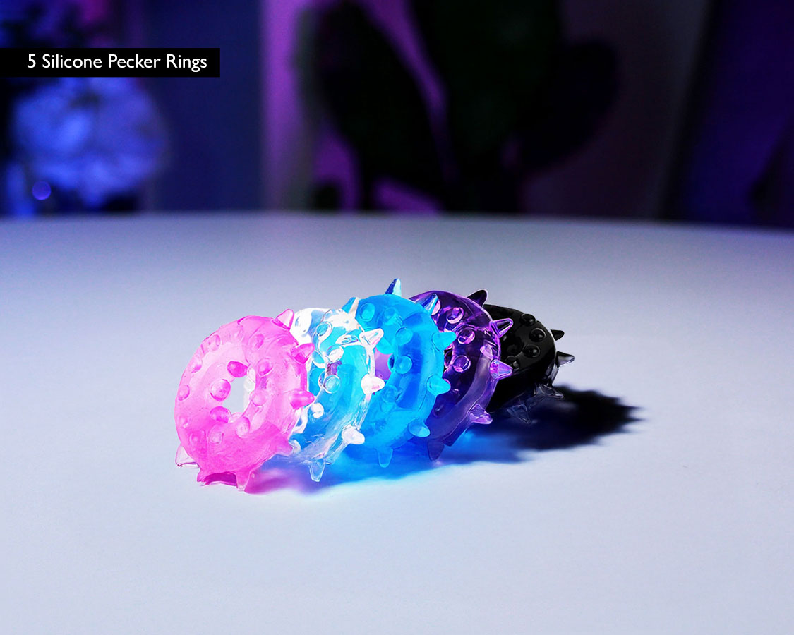 5 Silicone Pecker Rings  Think Labs